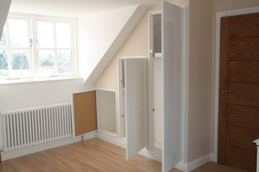 3 Premium Range Metal Doors In A Wall