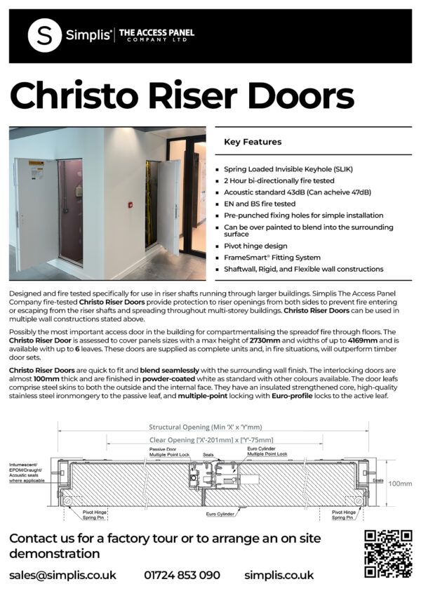 Christo Riser Doors